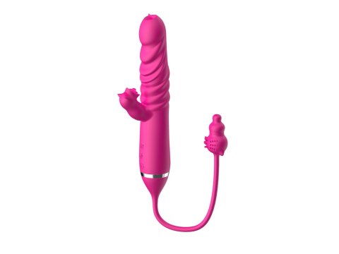 Tongue licking Triple Stimulation Thrusting Vibrator Tongue licking Triple Stimulation Thrusting Vibrator