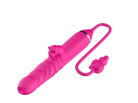 Tongue licking Triple Stimulation Thrusting Vibrator Tongue licking Triple Stimulation Thrusting Vibrator
