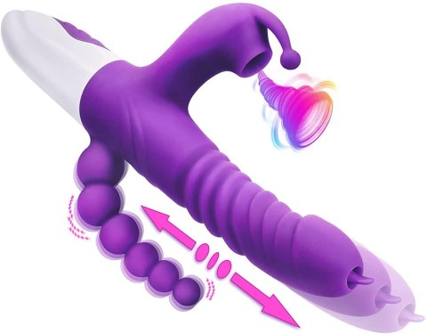Triple Stimulation Thrusting Vibrator Triple Stimulation Thrusting Vibrator