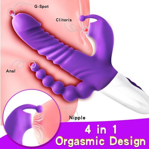 Triple Stimulation Thrusting Vibrator Triple Stimulation Thrusting Vibrator