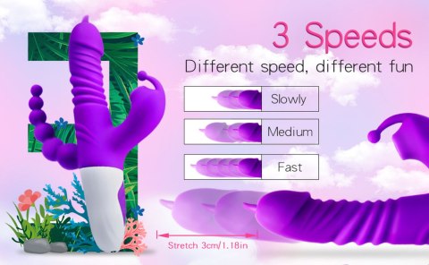 Triple Stimulation Thrusting Vibrator Triple Stimulation Thrusting Vibrator