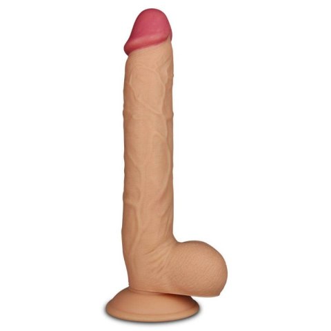 DILDO Z PRZYSSAWKĄ SZTUCZNY PENIS GRUBY DUŻY XXL