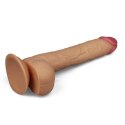 DILDO Z PRZYSSAWKĄ SZTUCZNY PENIS GRUBY DUŻY XXL