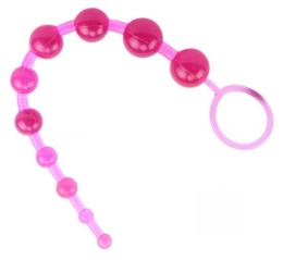 ŻELOWE KULKI ANALNE 10 KULEK DŁUGIE KORALIKI ANAL