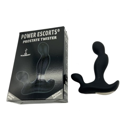 PROSTATE TWISTER RECHARGEABLE PROSTATE STIMULATOR BLACK PROSTATE TWISTER RECHARGEABLE PROSTATE STIMULATOR BLACK