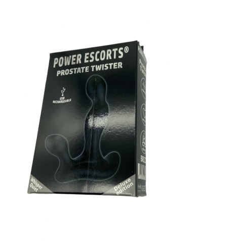 PROSTATE TWISTER RECHARGEABLE PROSTATE STIMULATOR BLACK PROSTATE TWISTER RECHARGEABLE PROSTATE STIMULATOR BLACK