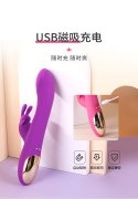 RABBIT DUAL VIBRATOR PURPLE