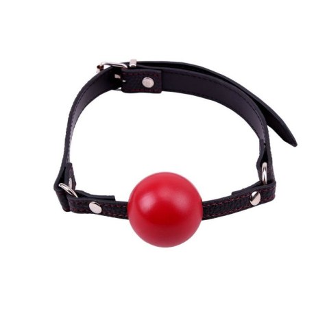 CZERWONY KNEBEL KULA DO UST CHISA 4,5 CM SEX BDSM