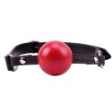 CZERWONY KNEBEL KULA DO UST CHISA 4,5 CM SEX BDSM