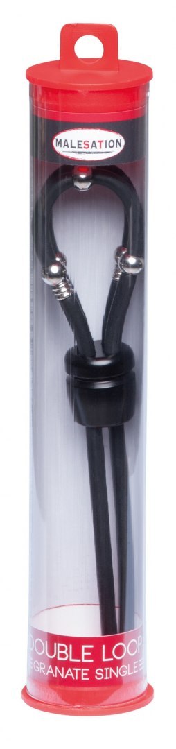 MALESATION DOUBLE LOOP GRANATE SINGLE SCHWARZ MALESATION DOUBLE LOOP GRANATE SINGLE SCHWARZ