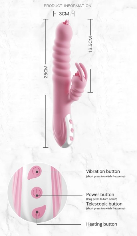 WIBRATOR-HANNAH USB -PINK WIBRATOR-HANNAH USB -PINK