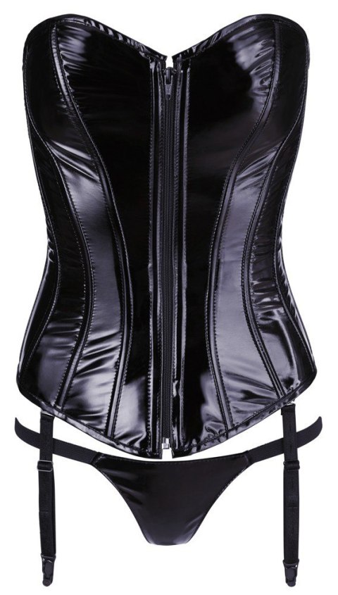 Gorset winylowy Dora XXL Black Level
