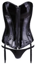 Gorset winylowy Dora M Black Level