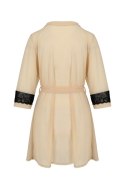 BIELIZNA-DAISY PEIGNOIR BEIGE L/XL