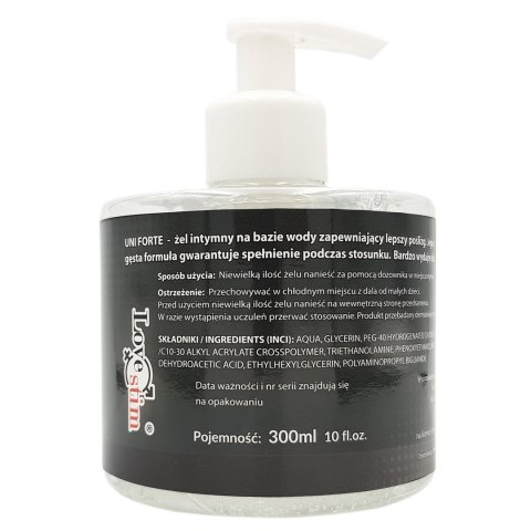 LUBRYKANT H2O UNI FORTE 300 ML GĘSTY ŻEL NA BAZIE WODY LOVESTIM LUBRYKANT H2O UNI FORTE 300 ML GĘSTY ŻEL NA BAZIE WODY LOVESTIM