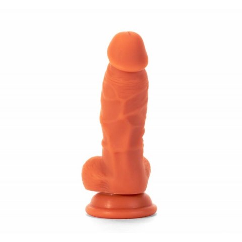 DILDO Z PRZYSSAWKĄ REALISTYCZNE ŻYŁY JĄDRA 16,5 CM
