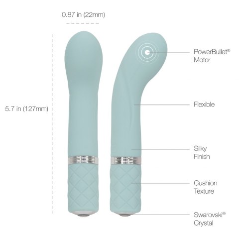 PILLOW TALK - RACY MINI MASSAGER TEAL PILLOW TALK - RACY MINI MASSAGER TEAL