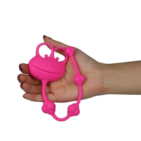 10" SILICONE FROG ANAL BEADS 10" SILICONE FROG ANAL BEADS