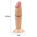 6" ENDURO BLASTER REALISTIC DONG FLESH