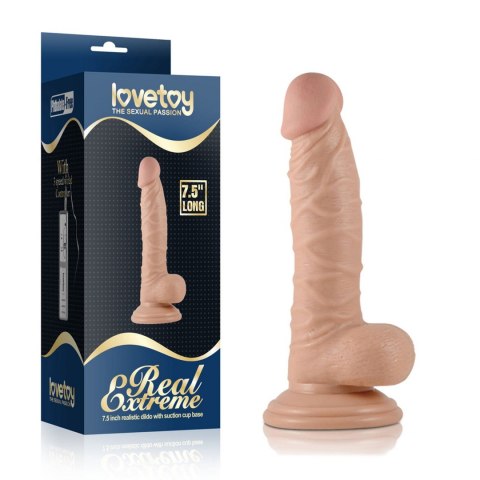 7.5" Real Extreme Dildo Flesh 7.5" Real Extreme Dildo Flesh