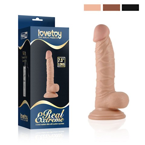 7.5" Real Extreme Dildo Flesh 7.5" Real Extreme Dildo Flesh