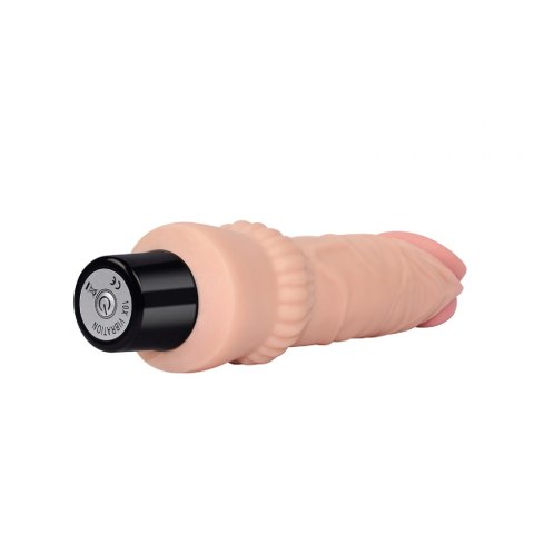 7.8" REAL SOFTEE VIBRATING DILDO 7.8" REAL SOFTEE VIBRATING DILDO