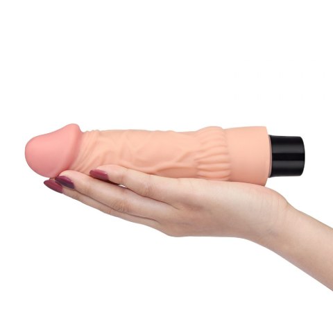 7.8" REAL SOFTEE VIBRATING DILDO 7.8" REAL SOFTEE VIBRATING DILDO