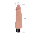 7" REAL SOFTEE VIBRATING DILDO