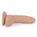 7" REAL EXTREME DILDO FLESH