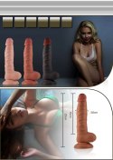 8.5" Real Extreme Dildo Flesh