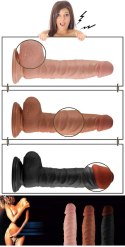 8.5" Real Extreme Dildo Flesh