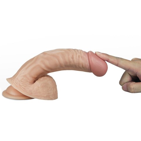 8.5" Real Extreme Dildo Flesh 8.5" Real Extreme Dildo Flesh