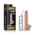 8.5" Real Extreme Vibrating Dildo Flesh