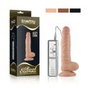 8.5" Real Extreme Vibrating Dildo Flesh