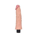 8" REAL SOFTEE VIBRATING DILDO