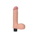 8" REAL SOFTEE VIBRATING DILDO
