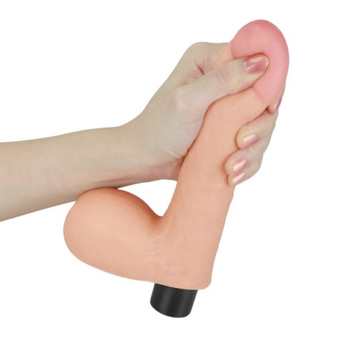 8" REAL SOFTEE VIBRATING DILDO 8" REAL SOFTEE VIBRATING DILDO