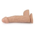 9" REAL EXTREME VIBRATING DILDO FLESH