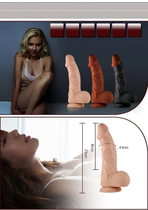 9" REAL EXTREME VIBRATING DILDO FLESH 9" REAL EXTREME VIBRATING DILDO FLESH