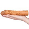Add 2" Pleasure X Tender Penis Sleeve Brown