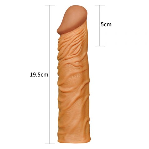 Add 2" Pleasure X Tender Penis Sleeve Brown Add 2" Pleasure X Tender Penis Sleeve Brown