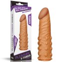 ADD 2" PLEASURE X TENDER PENIS SLEEVE BROWN