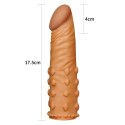 ADD 2" PLEASURE X TENDER PENIS SLEEVE BROWN