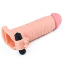 ADD 2" PLEASURE X TENDER VIBRATING PENIS SLEEVE FLESH
