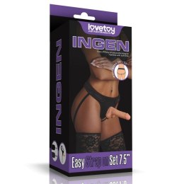 Zestaw Easy Strap-on 20 cm Lovetoy