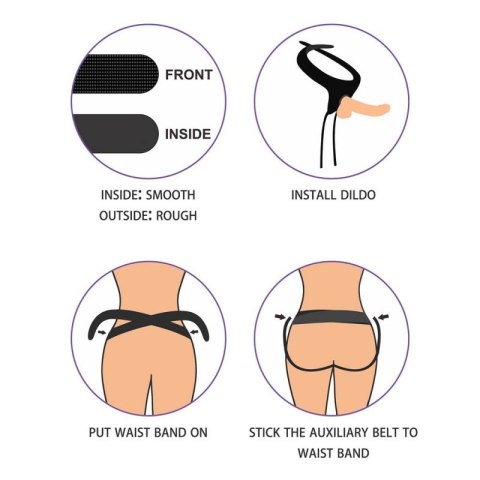 Zestaw Easy Strap-on 21,5 cm Lovetoy Zestaw Easy Strap-on 21,5 cm Lovetoy