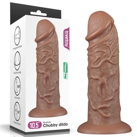 10.5'' REALISTIC CHUBBY DILDO