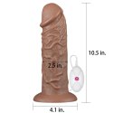 10.5'' REALISTIC CHUBBY VIBRATING DILDO
