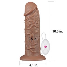 10.5'' REALISTIC CHUBBY VIBRATING DILDO