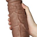 10.5'' REALISTIC CHUBBY VIBRATING DILDO